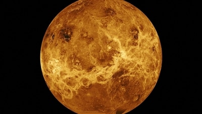 Data from NASA's Magellan spacecraft and Pioneer Venus Orbiter is used in an undated composite image of the planet Venus.  NASA/JPL-Caltech/Handout via REUTERS.