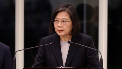 Taiwan President Tsai Ing-wen. (Reuters)
