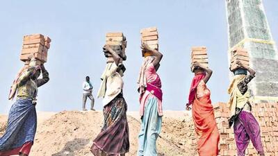 The protesters cautioned the government against policies favouring industrialists (HT File)