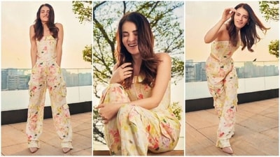 Radhika Madan is a total stunner who can pull off any look to perfection. The actress keeps proving her fashion prowess with her back to back stylish looks. Whether it's a casual dress or a chic jumpsuit, Radhika knows how to turn heads with her impeccable style. The actress is quite active on social media and her Insta-diries are nothing short of a treasure trove of fashion inspiration for all her followers. Her latest look in a trendy printed co-ord set is no exception and is sure to steal your heart. Scroll down to take some fashion notes. (Instagram/@radhikamadan) Radhika Madan is a total stunner who can pull off any look to perfection. The actress keeps proving her fashion prowess with her back to back stylish looks. Whether it's a casual dress or a chic jumpsuit, Radhika knows how to turn heads with her impeccable style. The actress is quite active on social media and her Insta-diries are nothing short of a treasure trove of fashion inspiration for all her followers. Her latest look in a trendy printed co-ord set is no exception and is sure to steal your heart. Scroll down to take some fashion notes. (Instagram/@radhikamadan)
