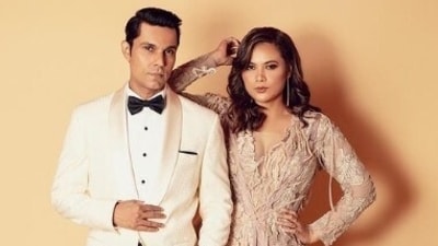 Randeep Hooda and Lin Laishram look their glamorous best Randeep Hooda and Lin Laishram look their glamorous best