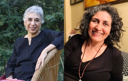 Author Manju Kapur (left) will be in conversation with sculptor-artist Seema Kohli (right) for her new release - The Gallery.