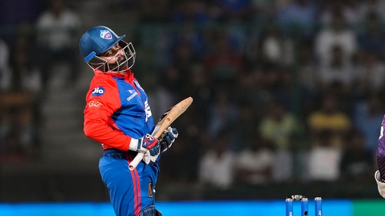Delhi Capitals batter Prithvi Shaw during IPL 2023 (PTI)