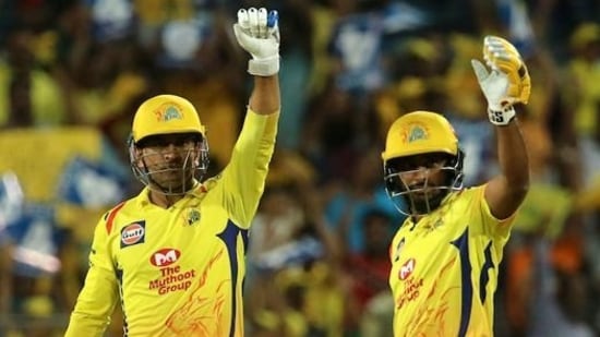 MS Dhoni and Ambati Rayudu in action for CSK. (BCCI)