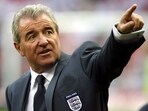 England's assistant coach Terry Venables points before their international friendly soccer match against Brazil at Wembley Stadium, London, Friday June 1, 2007. Former England, Tottenham and Barcelona manager Terry Venables