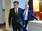 WASHINGTON, DC - SEPTEMBER 20: U.S. Sen. Mitt Romney (R-UT) arrives for a briefing on Ukraine at the U.S. Capitol on September 20, 2023 in Washington, DC. Kevin Dietsch/Getty Images/AFP (Photo by Kevin Dietsch / GETTY IMAGES NORTH AMERICA / Getty Images via AFP) WASHINGTON, DC - SEPTEMBER 20: U.S. Sen. Mitt Romney (R-UT) arrives for a briefing on Ukraine at the U.S. Capitol on September 20, 2023 in Washington, DC. Kevin Dietsch/Getty Images/AFP (Photo by Kevin Dietsch / GETTY IMAGES NORTH AMERICA / Getty Images via AFP)