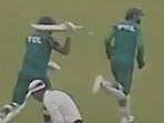 Babar Azam chases Mohammad Rizwan Babar Azam chases Mohammad Rizwan