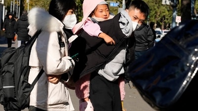 China is witnessing a sudden spike in cases of respiratory illness among children. (AP) China is witnessing a sudden spike in cases of respiratory illness among children. (AP)