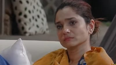 Ankita Lokhande in a still from Bigg Boss 17. Ankita Lokhande in a still from Bigg Boss 17.