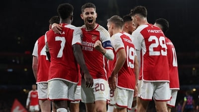 Arsenal will go through with just a draw Wednesday at home. (AFP)