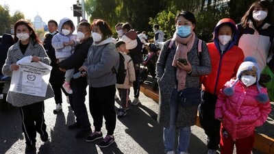 The details came after WHO requested more information from China on the situation following a report about undiagnosed pneumonia in children’s hospitals (REUTERS)