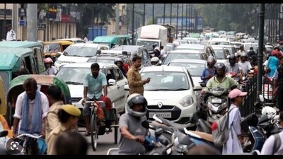 Intriguingly, there are no designated roads in the city allowing speeds above 80 kmph, let alone 100 kmph. (HT Photo) Intriguingly, there are no designated roads in the city allowing speeds above 80 kmph, let alone 100 kmph. (HT Photo)