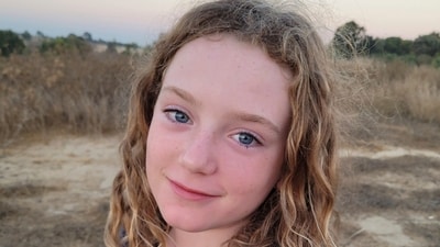 Emily Hand, a nine-year-old girl, from Kibbutz Be’eri. Emily was one of the 13 Israelis and four hostages Hamas released late Saturday, (AP) Emily Hand, a nine-year-old girl, from Kibbutz Be’eri. Emily was one of the 13 Israelis and four hostages Hamas released late Saturday, (AP)