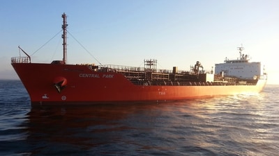 Attackers seized the tanker linked to Israel off the coast of Aden, Yemen, on Sunday, Nov. 26, 2023, authorities said. (AP) Attackers seized the tanker linked to Israel off the coast of Aden, Yemen, on Sunday, Nov. 26, 2023, authorities said. (AP)