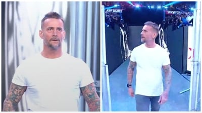 Before his Survivor Series return, Punk was last seen in the Royal Rumble 2014 (WWE) Before his Survivor Series return, Punk was last seen in the Royal Rumble 2014 (WWE)