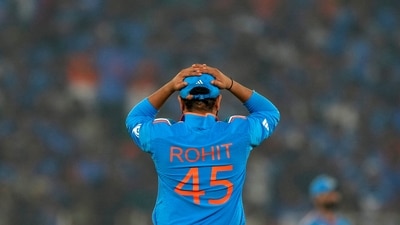 Rohit Sharma during the ICC Men's Cricket World Cup 2023 final match between India and Australia. (PTI)