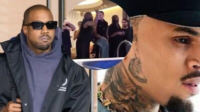Kanye West and Chris Brown (X) Kanye West and Chris Brown (X)