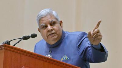 Vice-president Jagdeep Dhankhar. (ANI) Vice-president Jagdeep Dhankhar. (ANI)