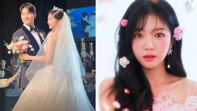 LABOUM's Haein got married yesterday (Haein/ Instagram) LABOUM's Haein got married yesterday (Haein/ Instagram)