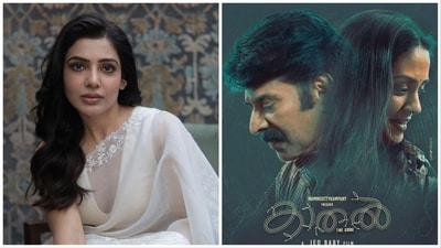 Samantha Ruth Prabhu praised the performances of Mammootty and Jyothika. Samantha Ruth Prabhu praised the performances of Mammootty and Jyothika.