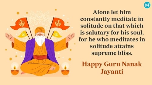 This year, it is the 554th birth anniversary of Guru Nanak Dev Ji. (HT Photo) This year, it is the 554th birth anniversary of Guru Nanak Dev Ji. (HT Photo)