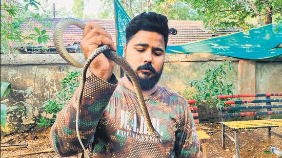 Rat snake found at Kalyan hospital ICU, rescued