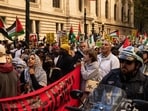 Katherine, who began reporting the events of the 7th week of consecutive protests by pro-Palestinian groups in Central London, detailed that the protests she had seen a similar pattern. Katherine, who began reporting the events of the 7th week of consecutive protests by pro-Palestinian groups in Central London, detailed that the protests she had seen a similar pattern.