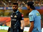 Hardik Pandya (L) with Ashish Nehra Hardik Pandya (L) with Ashish Nehra
