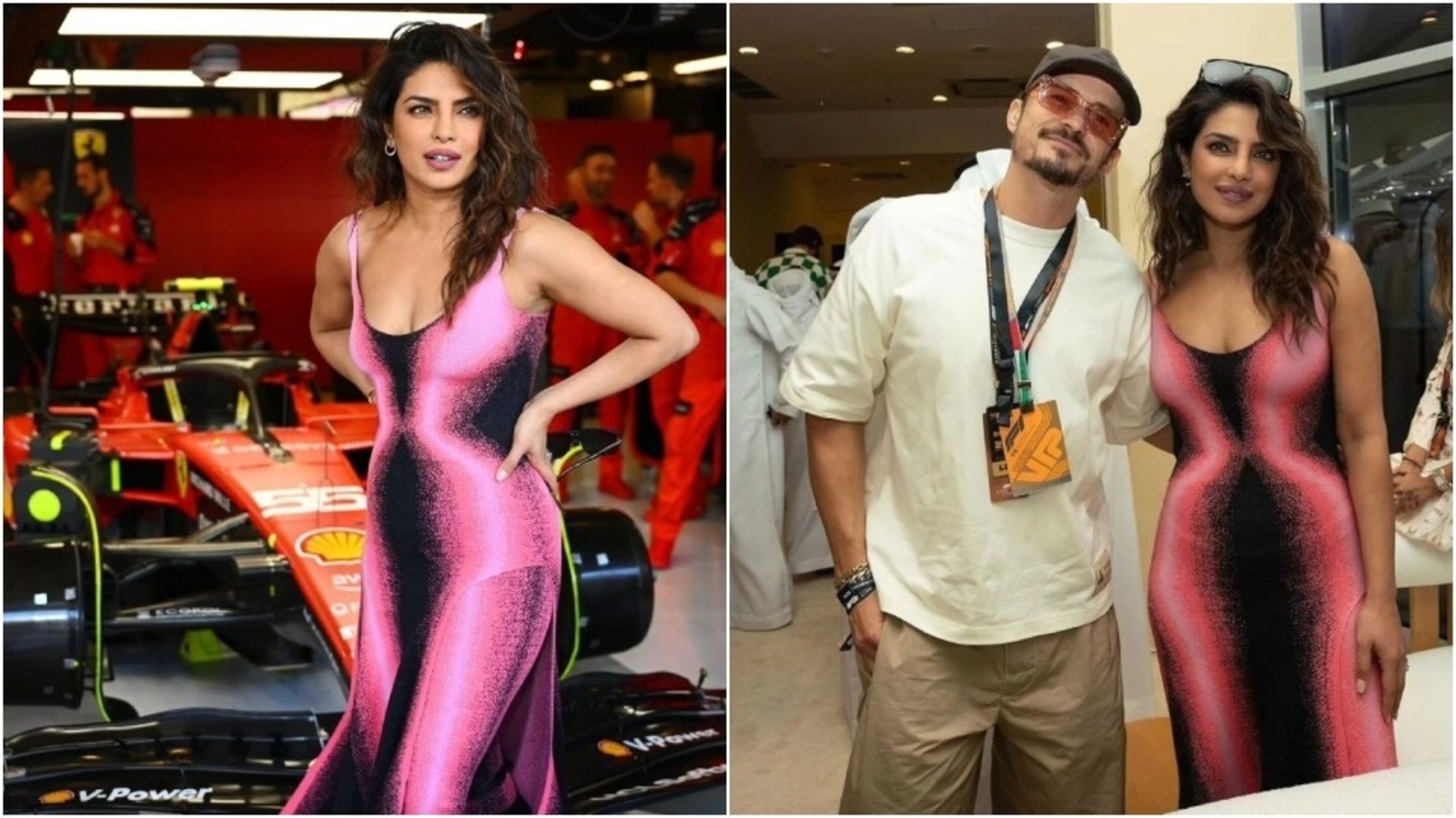 Priyanka Chopra at 2023 F1 Abu Dhabi Grand Prix stuns in a thigh-slit dress | Fashion Trends - Vimarsana News