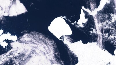 The world's largest iceberg named A23a in Antarctica. (Reuters)