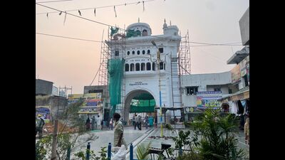 Deori of gurdwara Darbar Sahib in Tarn Taran. (HT photo) Deori of gurdwara Darbar Sahib in Tarn Taran. (HT photo)