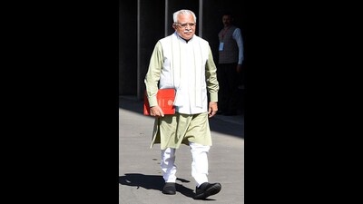 During the inauguration of the Atal Cancer Care Centre (ACCC) in Ambala Cantt, Manohar Lal Khattar announced a pension for cancer patients of stage III and IV. (ANI) During the inauguration of the Atal Cancer Care Centre (ACCC) in Ambala Cantt, Manohar Lal Khattar announced a pension for cancer patients of stage III and IV. (ANI)