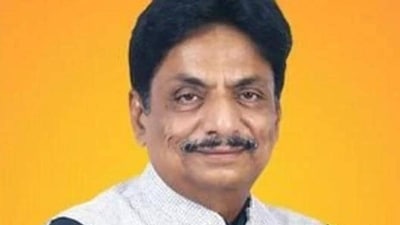 Gujarat Health Minister Rushikesh Patel (File photo) Gujarat Health Minister Rushikesh Patel (File photo)