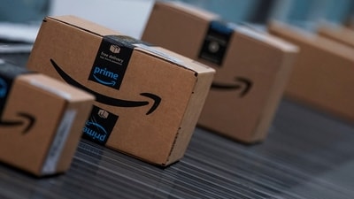 FILE PHOTO: Boxes ready to be delivered are seen during Cyber Monday at the Amazon fulfilment centre in Robbinsville Township in New Jersey, U.S., November 28, 2022. REUTERS/Eduardo Munoz/File Photo (REUTERS)