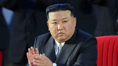 North Korea leader Kim Jong Un is seen. (AP) North Korea leader Kim Jong Un is seen. (AP)