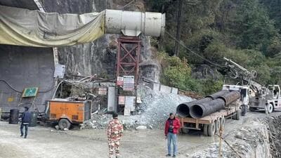 Uttarkashi tunnel site (File Photo) Uttarkashi tunnel site (File Photo)