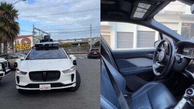 Seld-driving car by Waymo. (Instagram/@Neha Deepak Shah) Seld-driving car by Waymo. (Instagram/@Neha Deepak Shah)