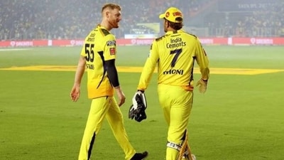 Ben Stokes played just 2 games for CSK in their title winning campaign in IPL 2023 (BCCI/IPL)