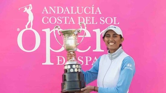 On Sunday, Aditi Ashok clinched the Ladies European Tour’s season-ending Andalucia Costa del Sol Open de Espana and took home the winner’s cut of €97,500
