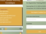 RRC North Eastern Railway invites applications for apprentice posts