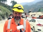 International tunnelling expert Arnold Dix speaks to the media on the ongoing rescue operation in the Silkyara Tunnel site in Uttarkashi. International tunnelling expert Arnold Dix speaks to the media on the ongoing rescue operation in the Silkyara Tunnel site in Uttarkashi.