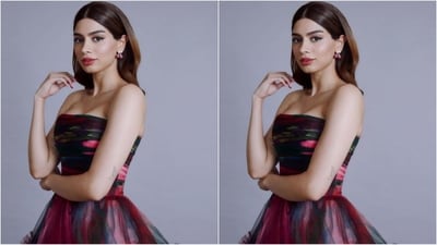 On Tuesday, Khushi gave her fans a sweet surprise as the actress took to Instagram and uploaded a series of glam pictures accompanied by the caption "For The Archie's album launch". (Instagram/@khushi05k) On Tuesday, Khushi gave her fans a sweet surprise as the actress took to Instagram and uploaded a series of glam pictures accompanied by the caption "For The Archie's album launch". (Instagram/@khushi05k)