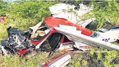 AAIB probing the crash incidents of two aircraft belonging to Redbird Flight Training Academy has found tampering of flight data, absence of CCTV camera footages in hard disk during inspection. (HT FILE)
