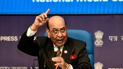 Lieutenant General (Retd.) Syed Ata Hasnain, Member, NDMA addresses the media on the Uttarkashi (Uttarakhand) tunnel rescue operation. (ANI) Lieutenant General (Retd.) Syed Ata Hasnain, Member, NDMA addresses the media on the Uttarkashi (Uttarakhand) tunnel rescue operation. (ANI)