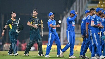 Australia now trail the five-match series 2-1. The fourth T20I will be played in Raipur on December 1.&nbsp; (AFP)