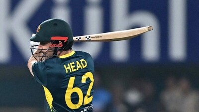 Travis Head got Australia off to a flying start and they kept the pace up despite losing frequent wickets.&nbsp; (AFP)