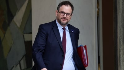 French Minister for Health and Prevention Aurelien Rousseau (REUTERS)