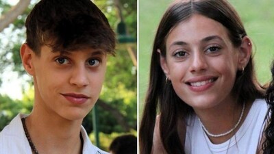 Israeli siblings Noam and Alma Or (X(formerly Twitter)/@YosephHaddad) Israeli siblings Noam and Alma Or (X(formerly Twitter)/@YosephHaddad)