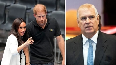 Shortly befor Frogmore Cottage was offered to Prince Andrew, Prince Harry and his wife Meghan Markle had been evicted from the home (AP Photo/Martin Meissner, AP Photo/Sakchai Lalit, file)