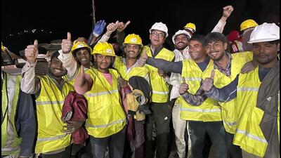 The rat-hole miners said that they started removing the debris at around 7pm on Monday and the entire operation was completed in less than 24 hours. The rat-hole miners said that they started removing the debris at around 7pm on Monday and the entire operation was completed in less than 24 hours.